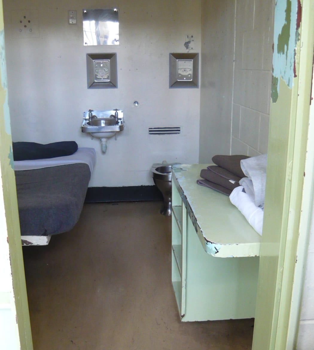 A cell at Auckland Prison.
