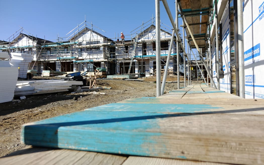 Part of a housing development in the Tamaki area in Auckland.