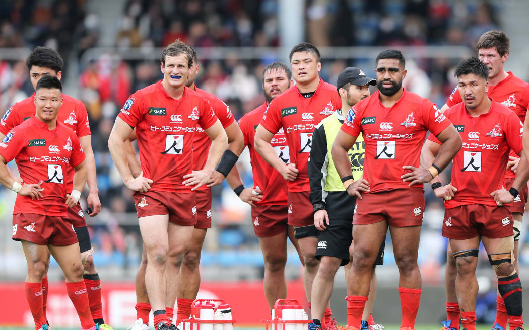 Sunwolves team group, 2020.