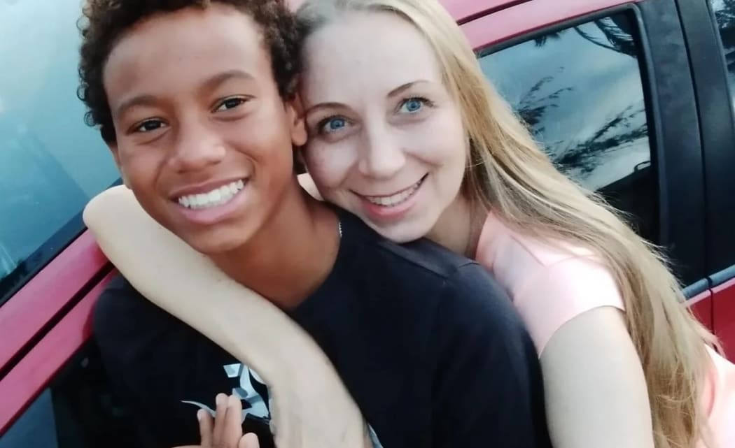 Isaiah Alekenkso and mum, Yulia Alekenkso