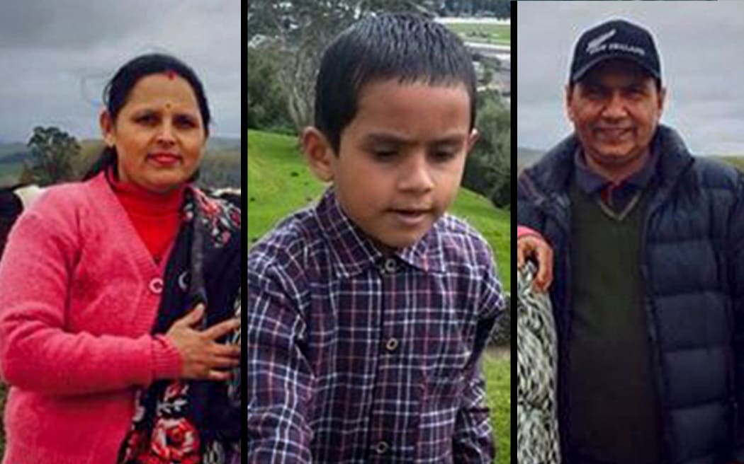 Tika, Pram and Tej Kafle.