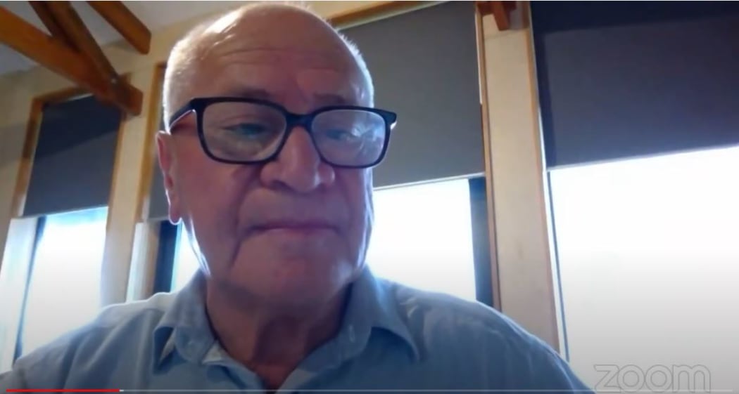 Te Rimu Trust chairman Richard Clarke presented to the council's Regional Transport Committee via Zoom yesterday.