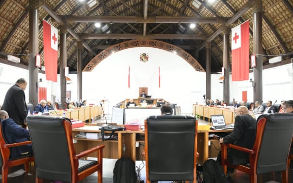 The Tonga Parliament in session.