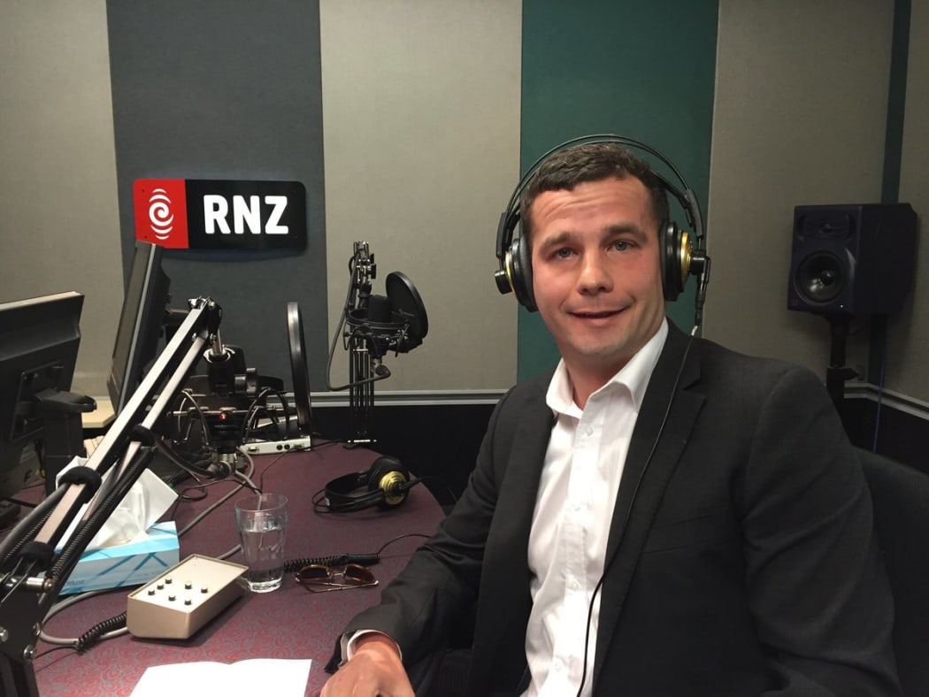 David Seymour in the Auckland studio