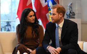 Prince Harry and Meghan during their visit to Canada House in London on 7 January, 2020.