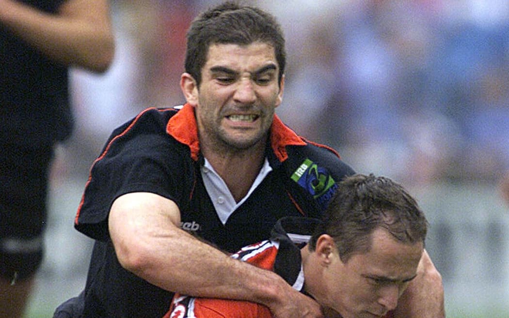 New Fiji men's sevens coach Gareth Baber playing for the Wales sevens team in 2002.