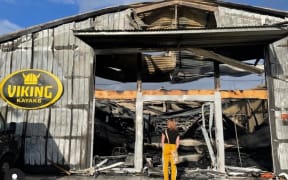A fire has gutted Matamata's Viking Kayaks