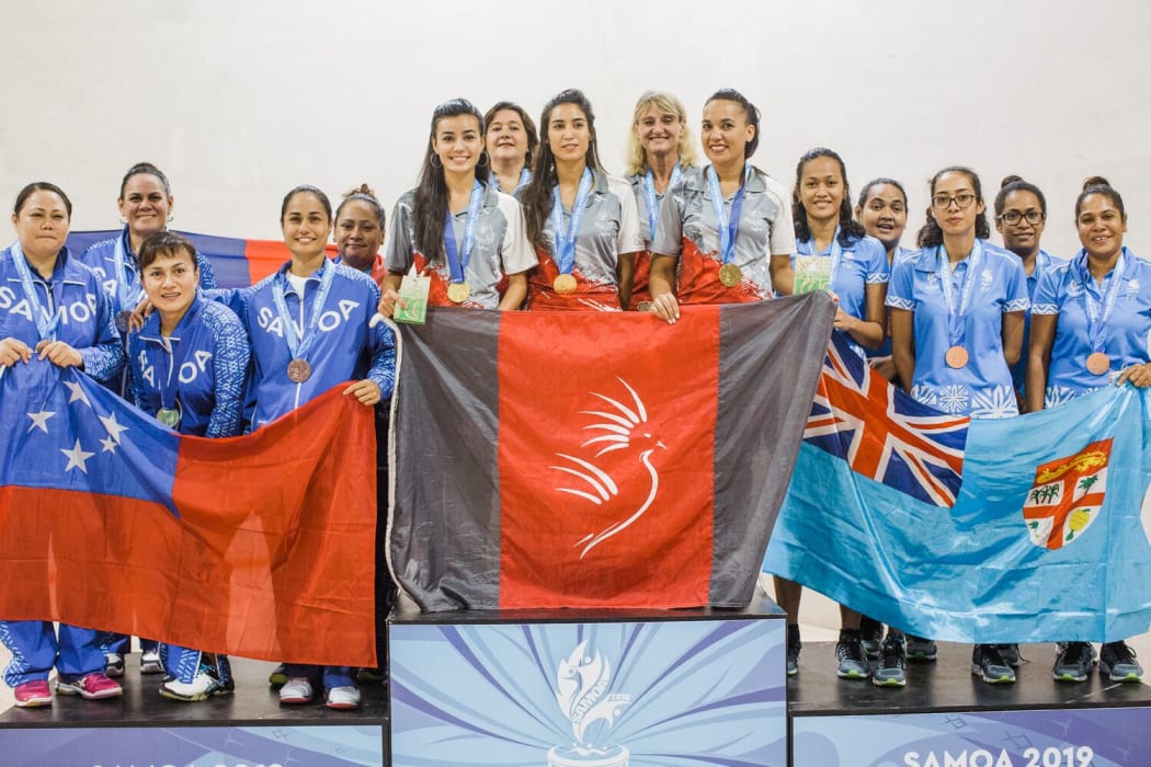 New Caledonia win gold in squash