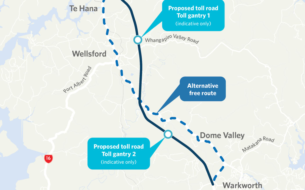 NZ Transport Agency Waka Kotahi's Northland Corridor, Warkworth to Te Hana tolling proposal.