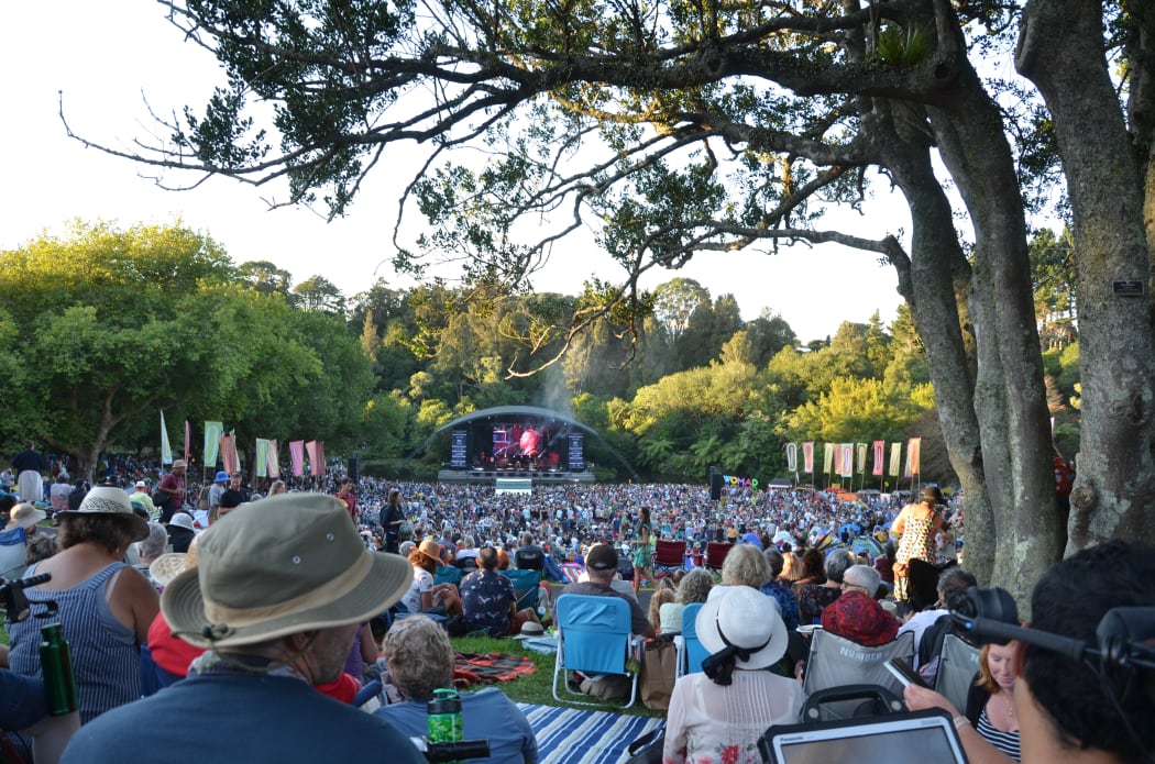 The crowd at the Bowl Stage, WOMAD 2020