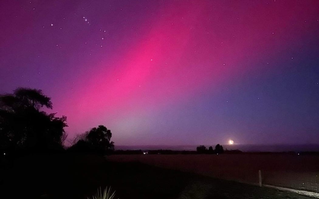 The Aurora near near Timaru Airport, South Canterbury.