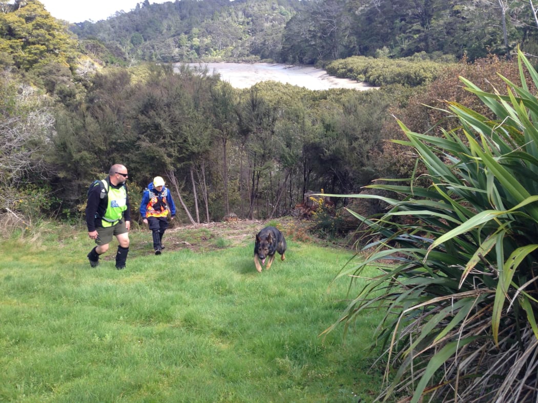 Police Search and Rescue looking for Mr Davies.