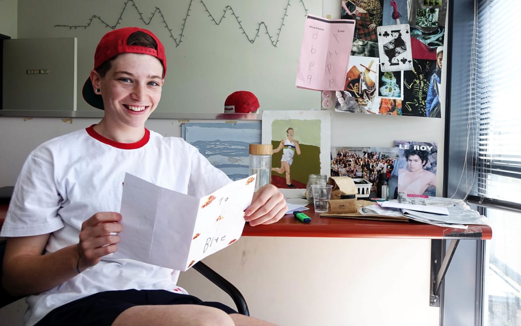 Tash Keddy, who play trans boys Blue Nathan in Shortland Street.