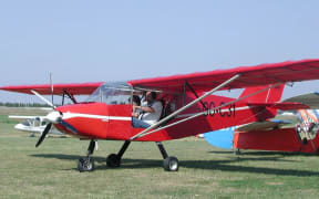 A Rans S6 microlight, the model that crashed this morning in Otago.