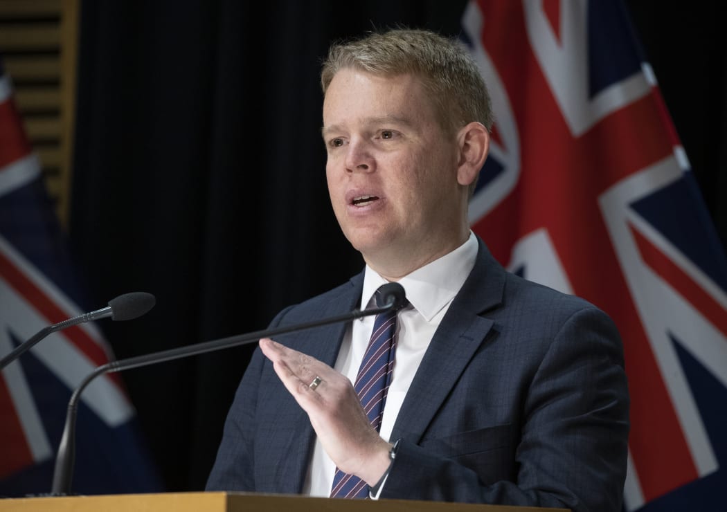 Covid-19 Response Minister Chris Hipkins during the Covid-19 and vaccine update at Parliament on 29 September 2021.