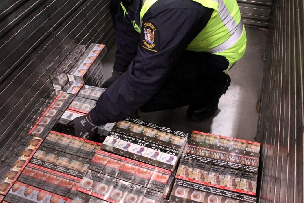 Customs seized cigarettes at a number of properties in Auckland on September 2020.