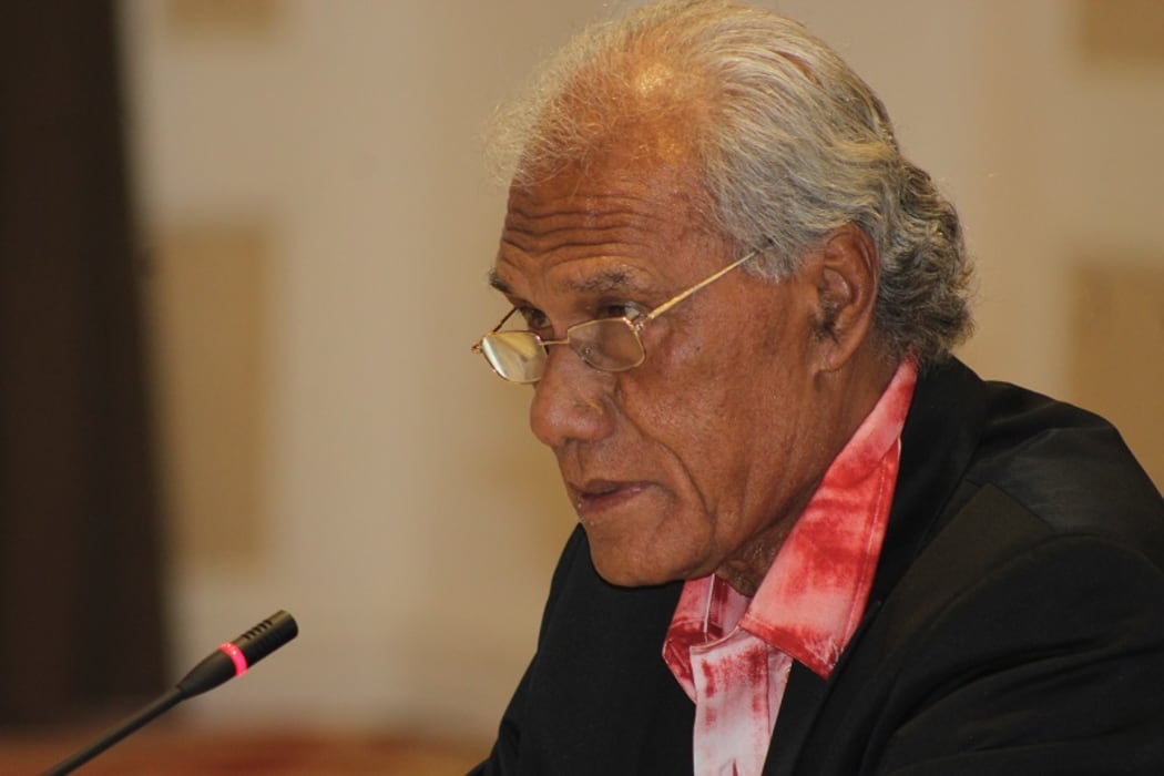 Tonga's caretaker PM 'Akilisi Pohiva