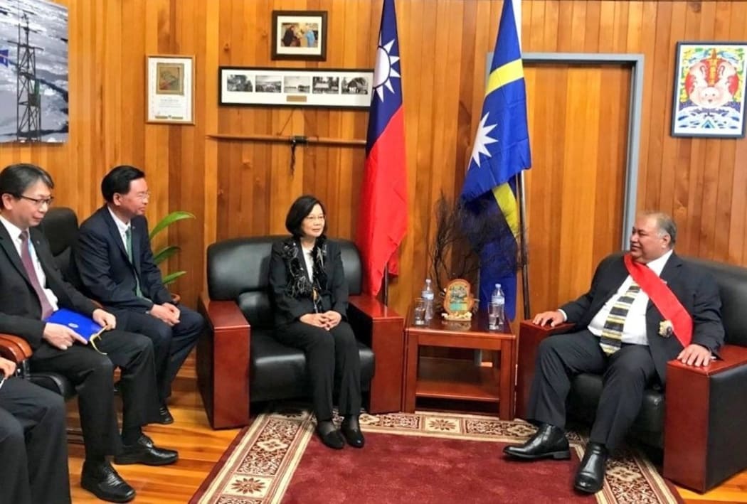Tsai Ing-Wen meets Baron Waqa
