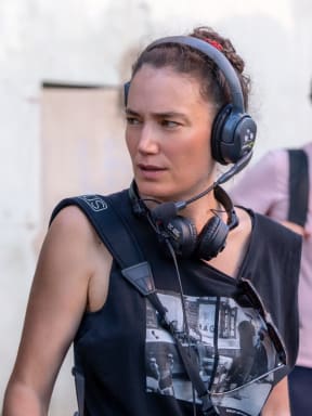 Director Coralie Fargeat creates a sci-fi neon dystopia fused with the excesses of 1980s Wall St.