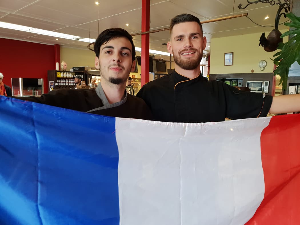 France football supporters in New Zealand.