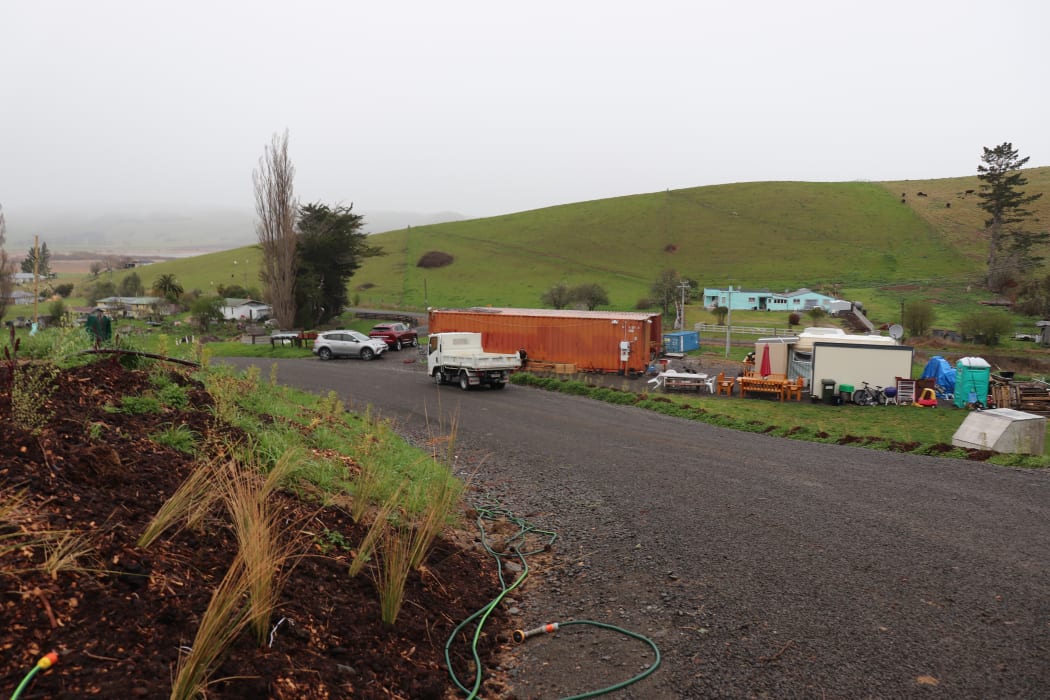 This area, where Makorae currently lives, will be transformed into an amphitheatre as part of the papakāinga.