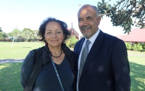 Marama Fox and Te Ururoa Flavel
