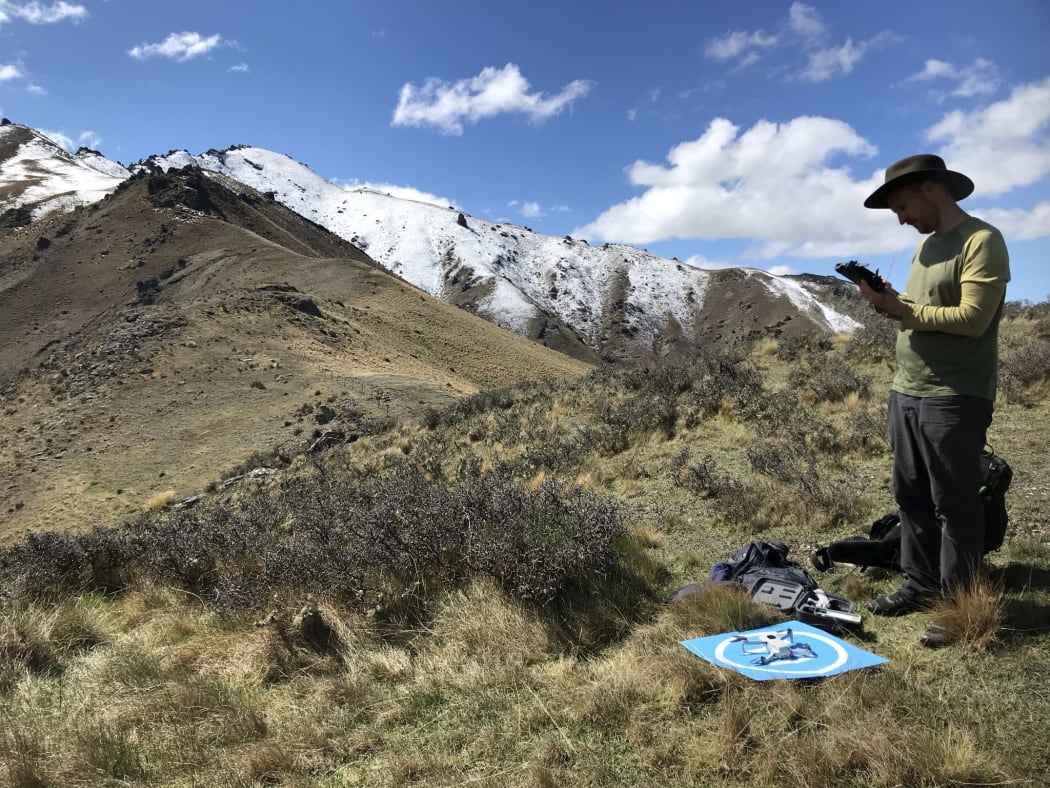 Ben Teele uses a drone to photgraph the valley & have a look at difficult to access trees.