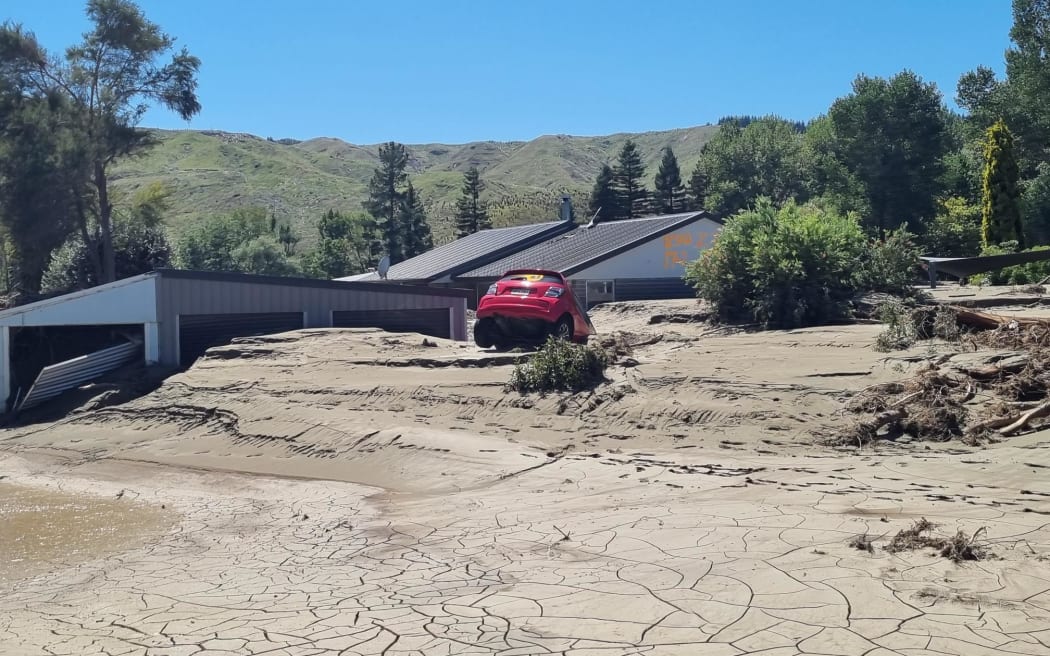 Flood damage in the Esk Valley in Hawke’s Bay.