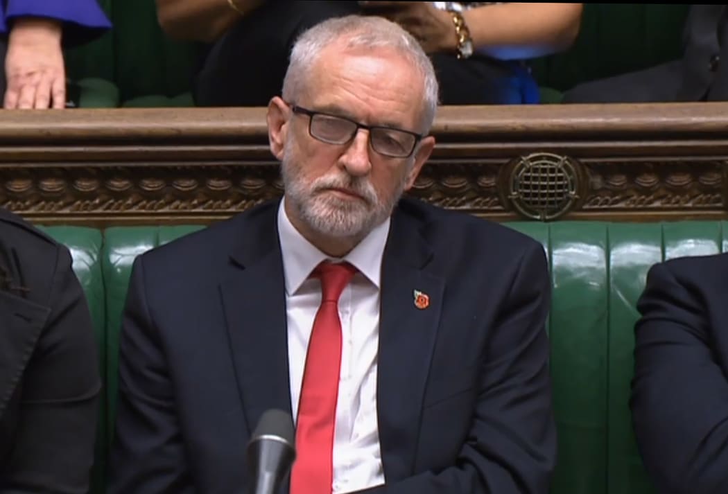 UK Labour Party leader Jeremy Corbyn