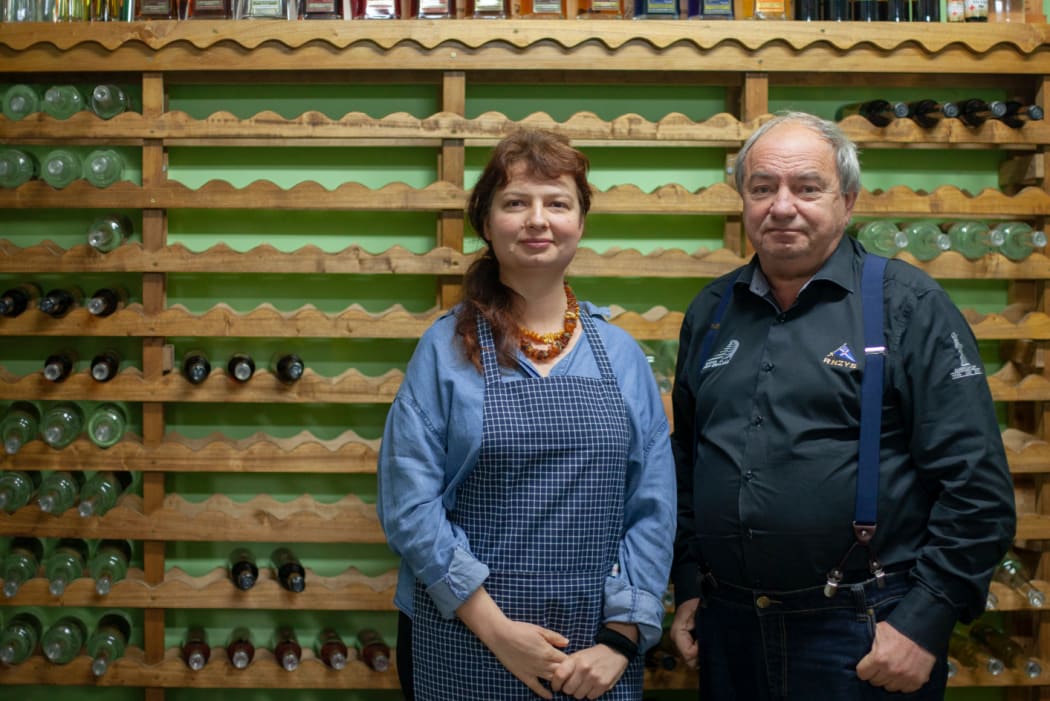 Victoria Kirichuk with her father Alexander. Both say they never got the protection they asked for when being subjected to a harassment campaign.