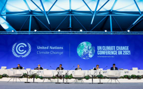 Opening remarks during Global Climate Action High-Level Event: Racing To a Better World in Plenary Cairn Gorm in the COP26 venue - Scottish Event Campus during the twelfth day of the COP26 UN Climate Change Conference, held by UNFCCC in Glasgow, Scotland on November 11, 2021.
