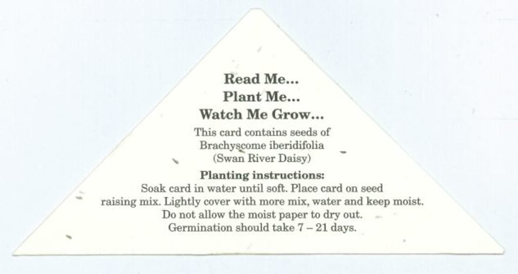 The instructions for the seeds accompanying Katy Perry's Prism album