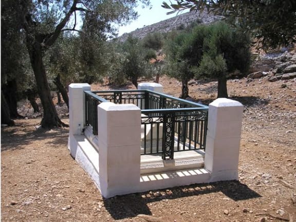 Rupert Brooke's grave