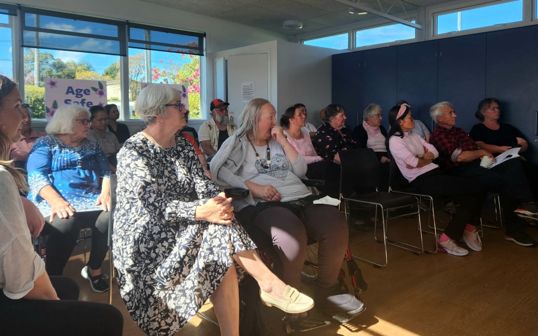 About 30 people (including residents, caregivers and community members) attended the meeting.