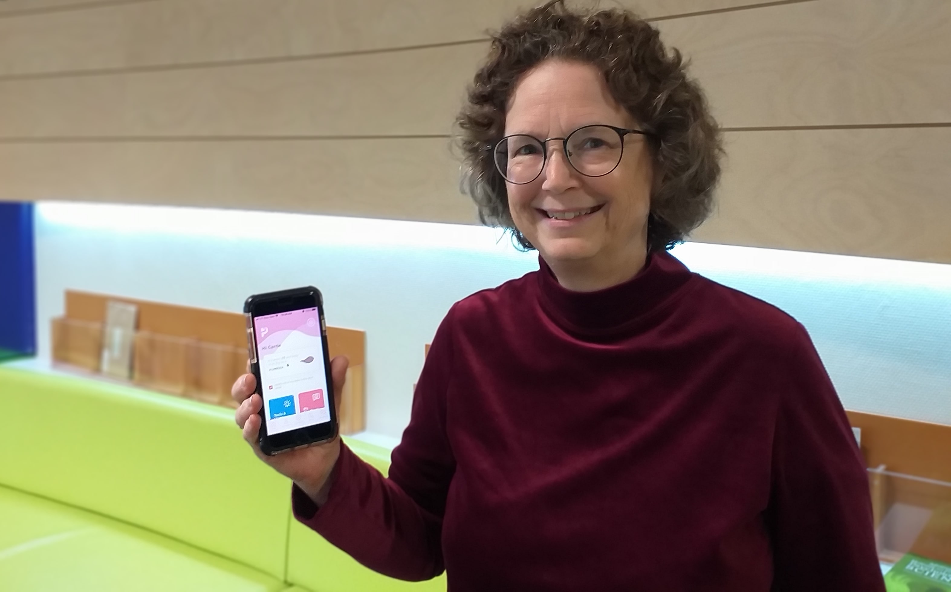Dr Carrie Barber is the creator of the Positively Pregnant app.