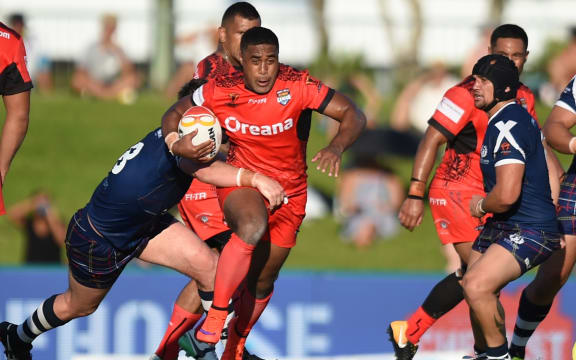 Michael Jennings bagged a hat-trick for Mate Ma'a Tonga.
