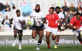 Semi Radradra with a typically strong run, this time against Tonga
