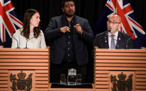 Jacinda Ardern and Ron Mark