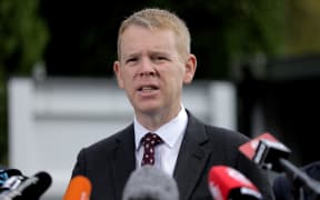 Prime Minister Chris Hipkins announces the government's updated Three Waters strategy.