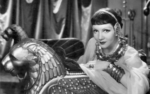 Claudette Colbert 
.
It is forbidden to reproduce the photograph out of context of the promotion of the film. It must be credited to the Film Company and/or the photographer assigned by or authorized by/allowed on the set by the Film Company. Restricted to Editorial Use. Photo12 does not grant publicity rights of the persons represented. (Photo by 7e Art/Paramount Pictures / Photo12 via AFP)