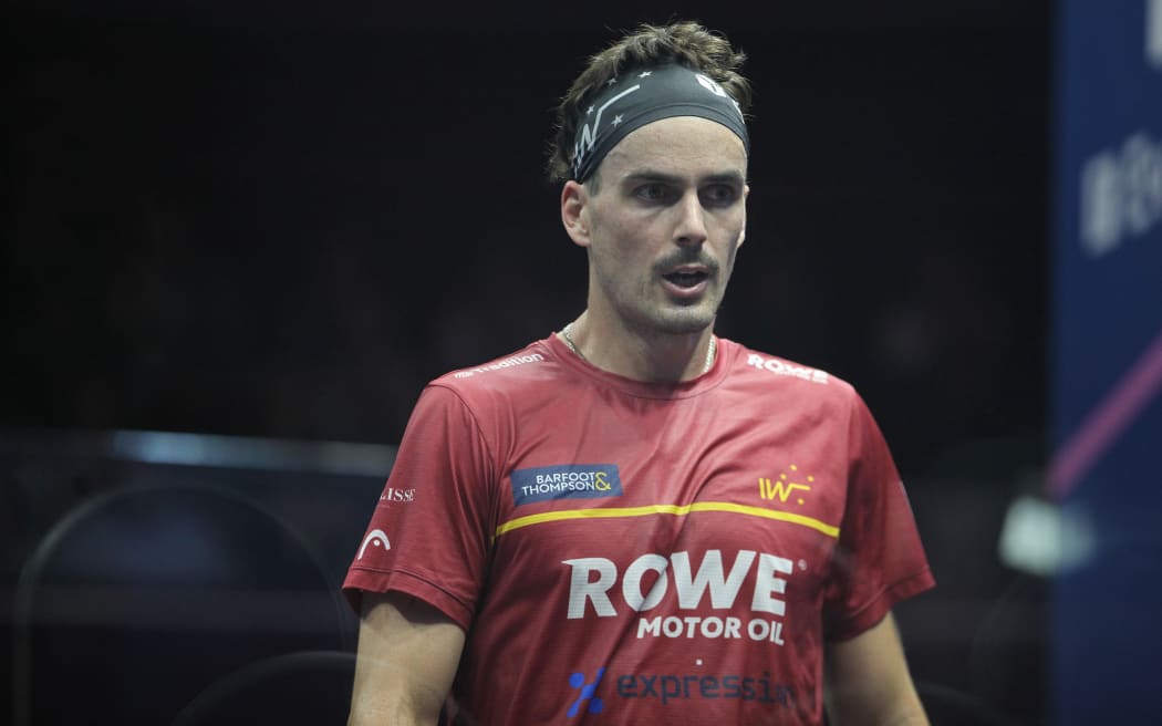 New Zealand squash player Paul Coll of New Zealand.