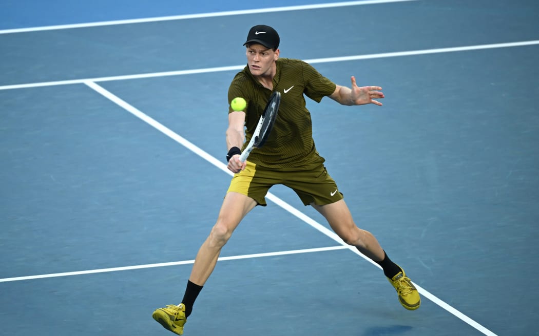 Jannik Sinner at the 2026 Australian Open.