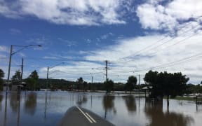 Chinderah, downriver of Tumbulgum,where the car went into the river.