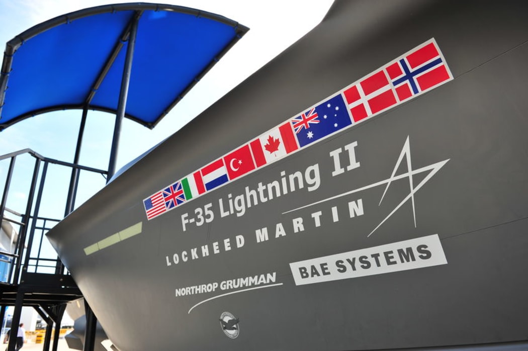 Lockheed Martin logo on a plane
