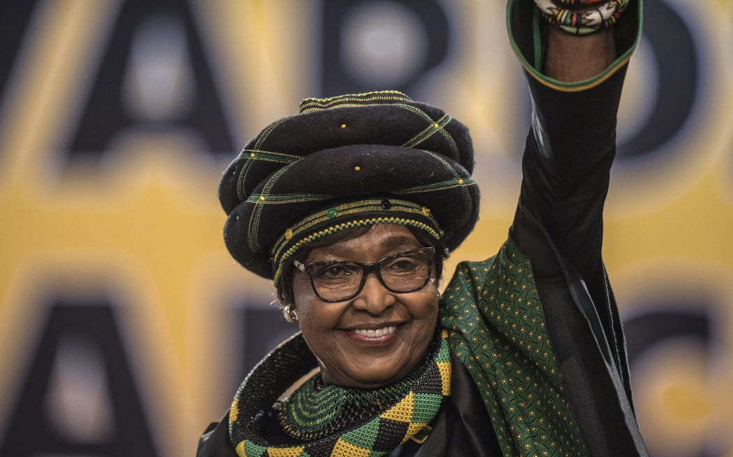 Winnie Mandela in December last year.