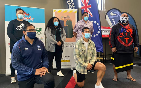 Pasifika sports' stars are backing a vaccination drive-thru event in Auckland this week.