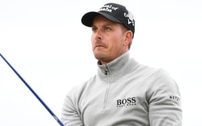 Henrik Stenson at the Open Championship.