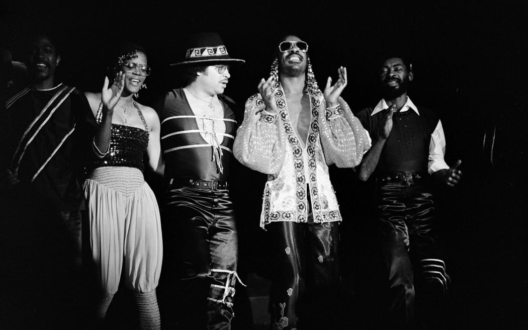 Stevie Wonder during his concert at Drammenshallen, Norway in May 1981