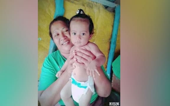 One of the Samoan babies killed by a botched vaccine mixture in 2018.