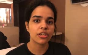 This screen grab from a video released to AFPTV via the Twitter account of Rahaf Mohammed al-Qunun on January 7, 2019 shows a still of Qunun speaking in Bangkok on January 7 AFP PHOTO / TWITTER / Courtesy of Rahaf Mohammed al-Qunun"